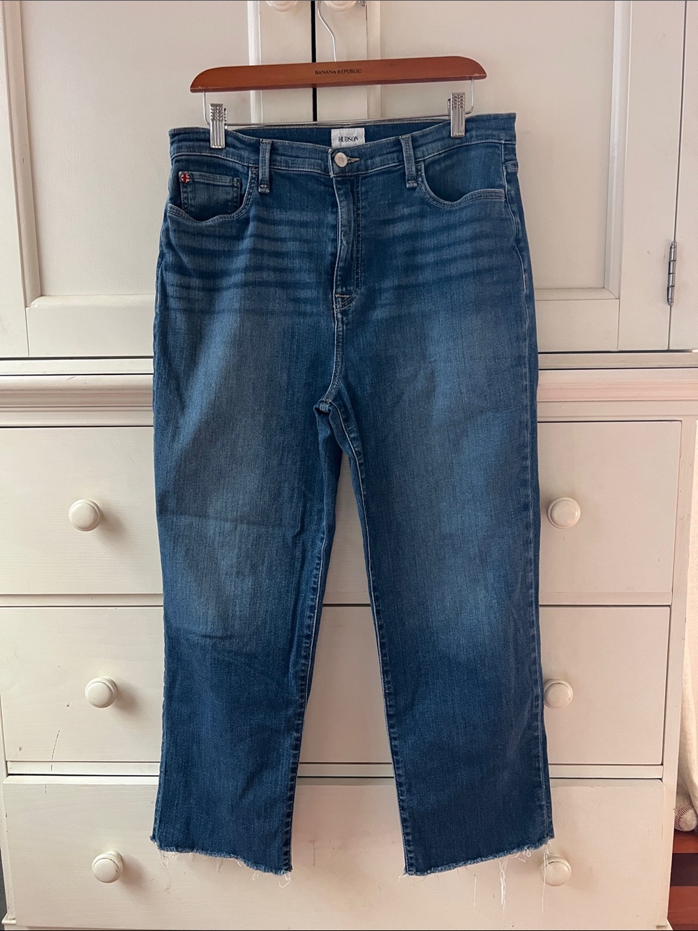 Hudson NOA Bootcut Jeans in Dark Blue Wash